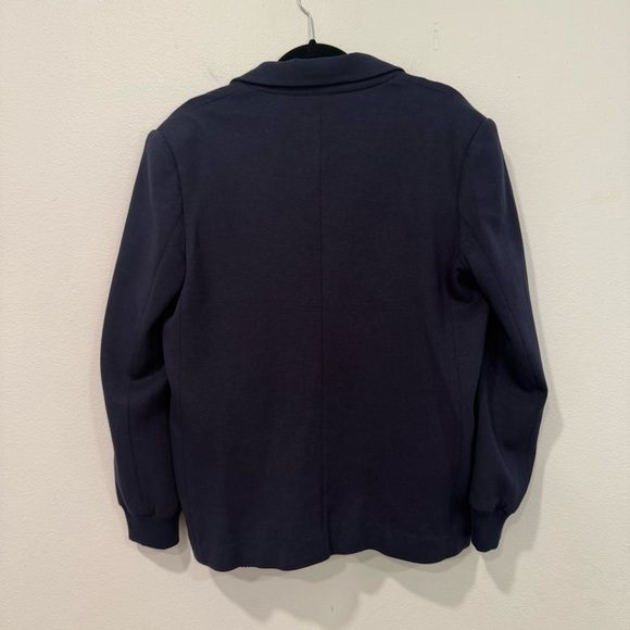 Carbon38 Navy Blue Double Breasted Blazer in Scuba M - Picture 7 of 9